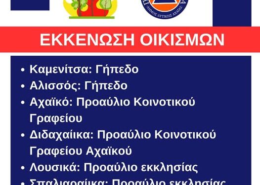 Μεγάλη φωτιά στη Δυτική Αχαΐα – ΕΚΤΑΚΤΗ ΕΙΔΗΣΗ: Εκκενώνονται άμεσα Καμενίτσα, Αχαϊκό, Διδαχαίικα, Αλισσός, Λουσικά, Σπαλιαραιίκα