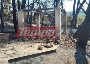 Οδοιπορικό στην Αρχαία Ολυμπία: Αποκαρδιωτικές εικόνες μετά τη φωτιά – Σε απόγνωση οι κάτοικοι μετρούν τις πληγές τους (ΦΩΤΟ)