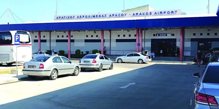 Εντυπωσιακή αύξηση της επιβατικής κίνησης στο αεροδρόμιο Αράξου – Έφθασε 21,4% σε 4 μήνες