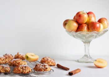 Μπισκότα μήλου με κανέλα