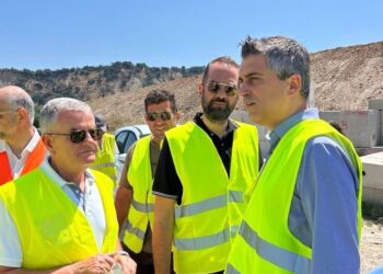 Ο Υπουργός Υποδομών και Μεταφορών Χρίστος Δήμας σήμερα στην Πατρών – Πύργου