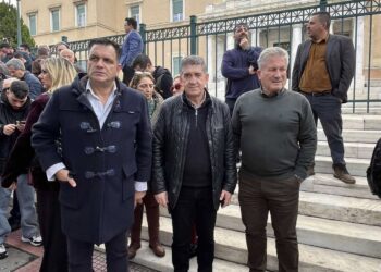 Στη συγκέντρωση διαμαρτυρίας στο Σύνταγμα ο Δήμαρχος Δυτικής Αχαΐας, Γρηγόρης Αλεξόπουλος