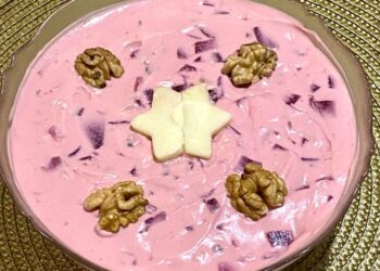 Παντζαροσαλάτα με μαγιονέζα και γιαούρτι