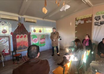 Στη γιορτή του Ειδικού Δημοτικού Σχολείου Κ. Αχαΐας ο Γρηγόρης Αλεξόπουλος