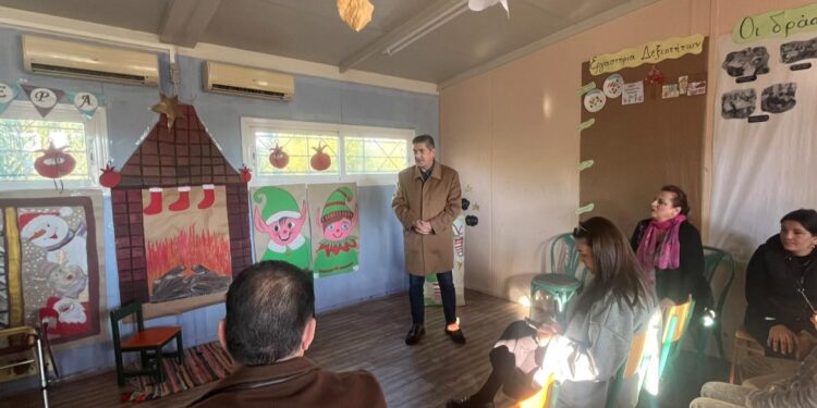 Στη γιορτή του Ειδικού Δημοτικού Σχολείου Κ. Αχαΐας ο Γρηγόρης Αλεξόπουλος