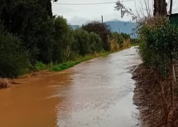Πλημμύρισε ο δρόμος στα Χαρμπιλαίικα – ΦΩΤΟ