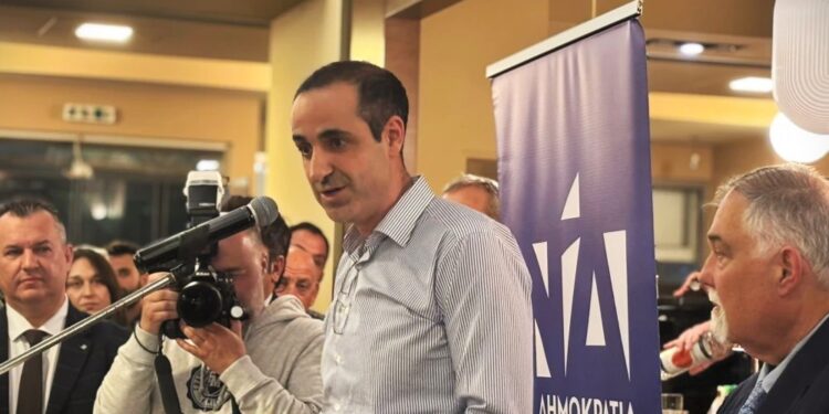 Γρηγόρης Δημητριάδης στην κοπή πίτας της ΔΕΕΠ Ηλείας: «Είμαι στρατιώτης της παράταξης – Δεν σκοπεύω να πολιτευτώ το 2027»