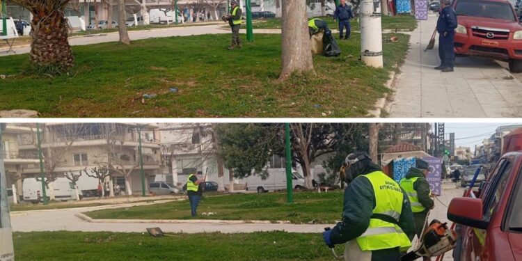 Ήρθε η σειρά της πλατείας Δύμης -Μακάρι να διατηρηθεί καθαρή