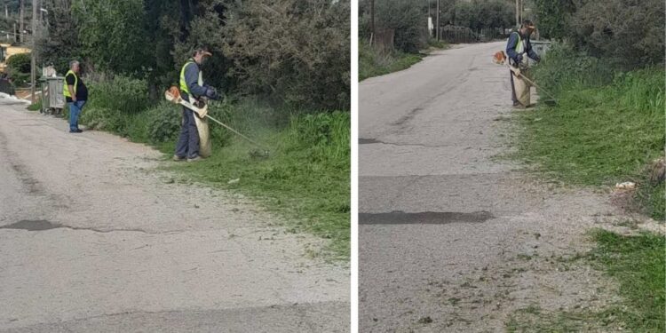 Δυτική Αχαΐα: Καθημερινά οι εργασίες καθαρισμού στους κοινόχρηστους χώρους