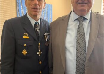 Στην τελετή παράδοσης – παραλαβής της 116 Πτέρυγας Μάχης του Αράξου ο αντιδήμαρχος Κωνσταντίνος Παπανικολάου