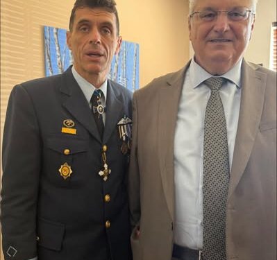 Στην τελετή παράδοσης – παραλαβής της 116 Πτέρυγας Μάχης του Αράξου ο αντιδήμαρχος Κωνσταντίνος Παπανικολάου