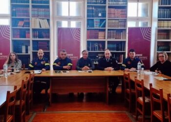 Υπό τον συντονισμό του Κώστα Ταπεινού Διυπηρεσιακή άσκηση Πολιτικής Προστασίας επί χάρτου “ΙΟΛΑΟΣ”