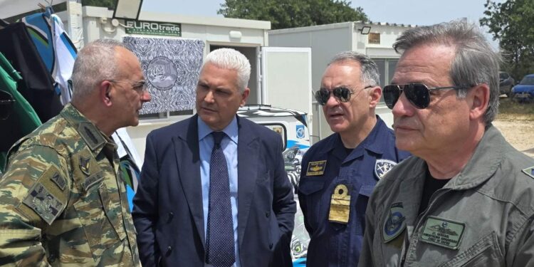 Ο Φωκίων Ζαΐμης στην εκδήλωση για τη μεγάλη άσκηση του ΝΑΤΟ Tiger Meet 2026
