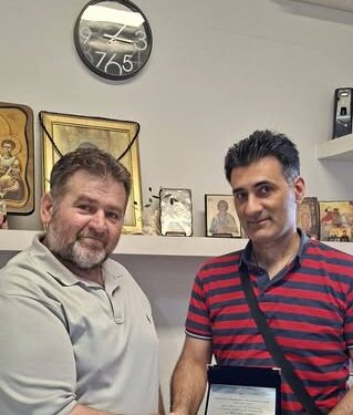 Η προσφορά του Φίλιππα Λιάκου στο Αστυνομικό Τμήμα της Κάτω Αχαΐας – Οι ευχαριστίες της Ένωσης