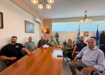 Δυτική Αχαΐα: Συνάντηση του Δημάρχου με το νέο ΔΣ του συλλόγου Άνω Σουδενεΐκων