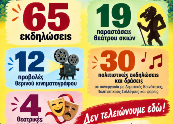 Απολογισμός Πολιτιστικό Καλοκαίρι 2026: 65 εκδηλώσεις σχεδόν σ’ όλο τον Δήμο Δυτικής Αχαΐας